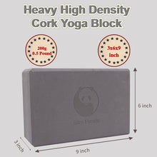 Load image into Gallery viewer, Slim Panda Yoga Blocks, 3x6x9 inch -2 Pcs With Cover Bag