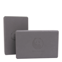 Load image into Gallery viewer, Slim Panda Yoga Blocks, 3x6x9 inch -2 Pcs With Cover Bag