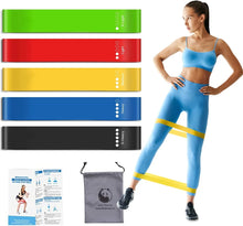Load image into Gallery viewer, Slim Panda Resistance Loop Bands- 5Pcs,12 inch Booty Bands