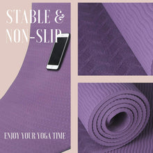 Load image into Gallery viewer, Slim Panda Non Slip Yoga Mat-Purple