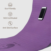 Load image into Gallery viewer, Slim Panda Non Slip Yoga Mat-Purple