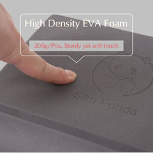 Load image into Gallery viewer, Slim Panda Yoga Blocks, 3x6x9 inch -2 Pcs With Cover Bag