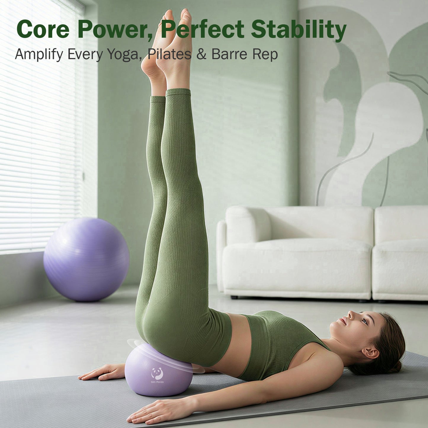 Enhance Your Workout: 9-Inch Pilates & Core Stability Ball