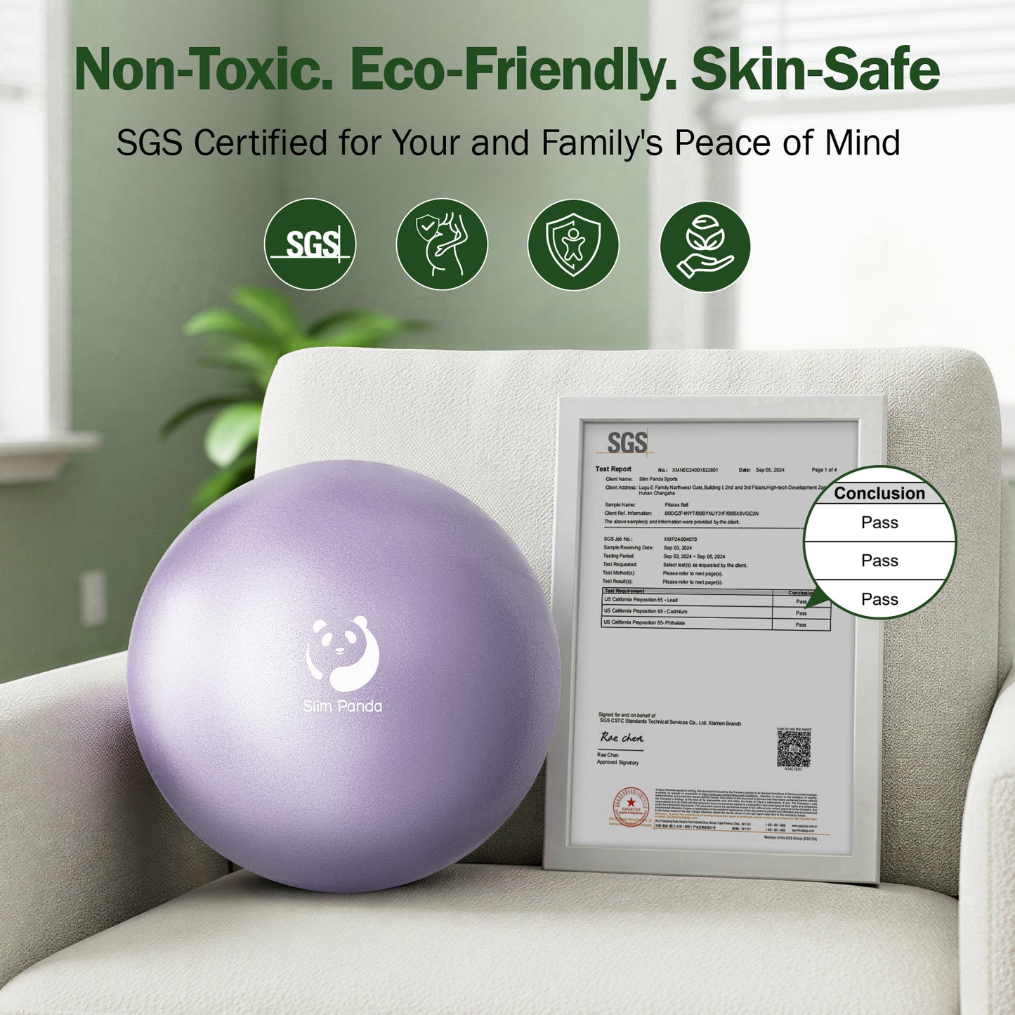 Enhance Your Workout: 9-Inch Pilates & Core Stability Ball