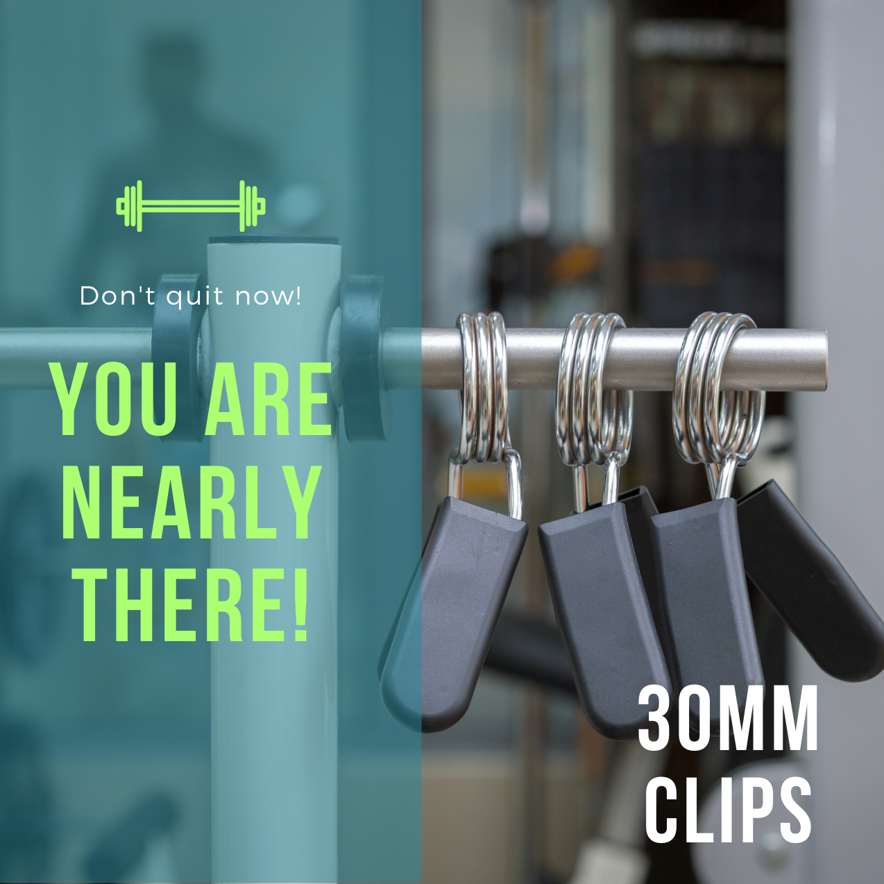 Slim Panda 24mm 25mm 28mm 30mm Barbell Clips for Dumbbell Bars