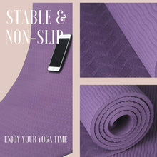Load image into Gallery viewer, Slim Panda Non Slip Yoga Mat-Purple
